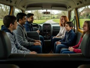 Affordable family taxi rides in East Molesey