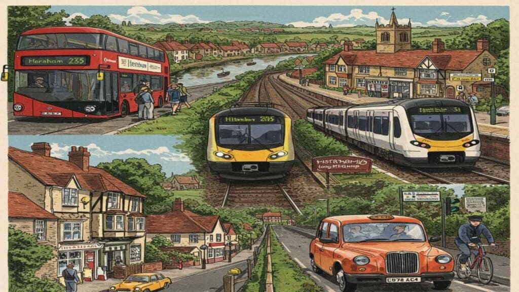 Local transport service in Hersham