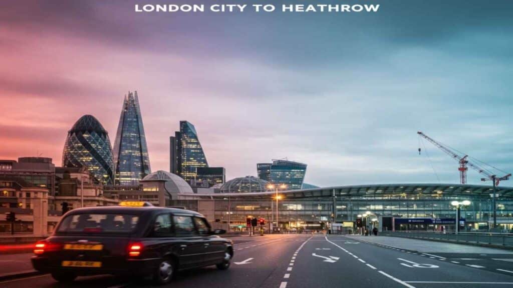 taxi london city to heathrow