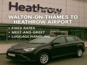 taxi walton on thames​